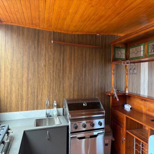 PVC Wall Claddings (BURNT WOOD) 300x09x2850